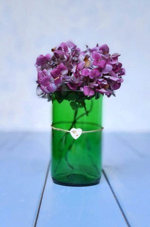 vase flaschen upcycling