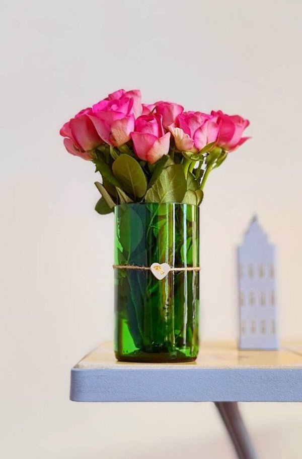 vase flaschen upcycling