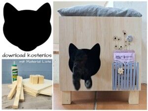 Geschenke selber machen 2 2 Katzenhaus Ideen - outdoor und indoor